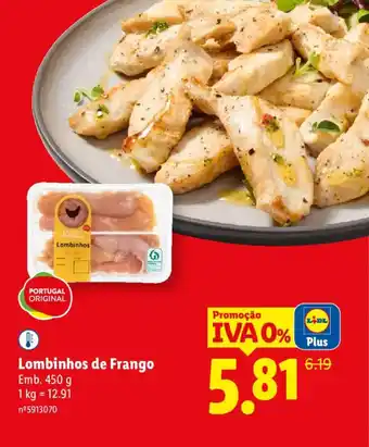 Lidl Lombinhos de Frango promoção
