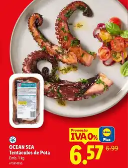 Lidl OCEAN SEA Tentáculos de Pota promoção