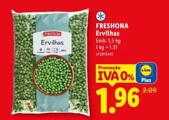 Lidl FRESHONA Ervilhas promoção