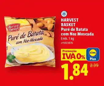 HARVEST BASKET Puré de Batata com Noz Moscada