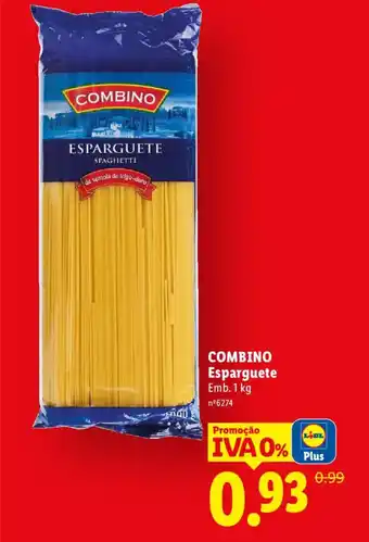 Lidl COMBINO Esparguete promoção