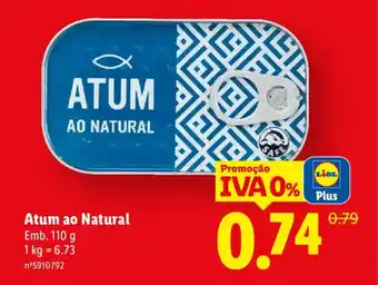 Lidl Atum ao Natural promoção