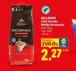 Lidl BELLAROM Café Torrado Moído Encorpado promoção