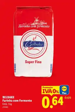 Lidl BELBAKE Farinha com Fermento promoção