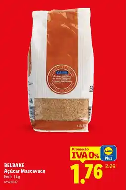 Lidl BELBAKE Açúcar Mascavado promoção