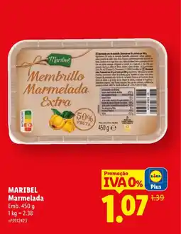 Lidl MARIBEL Marmelada promoção