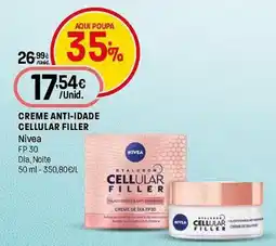 Intermarché Creme anti-idade cellular filler Nivea promoção