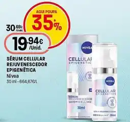Intermarché Serum cellular rejuvenescedor epigenética nivea promoção