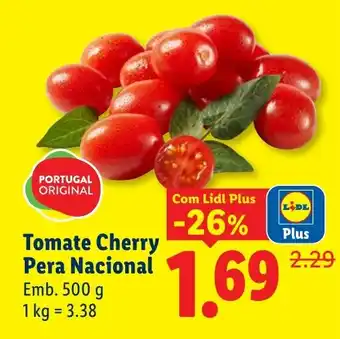 Tomate Cherry Pera Nacional