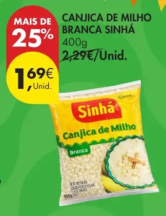 Canjica de milho branca sinhá