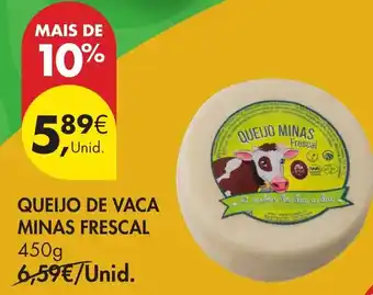 Queijo de vaca minas frescal