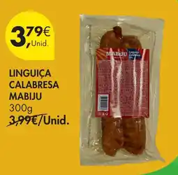 Pingo Doce Linguiça calabresa mabiju promoção