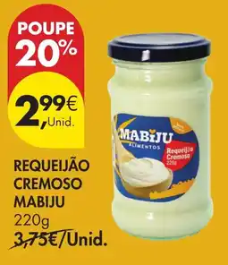 Pingo Doce Requeijão cremoso mabiju promoção