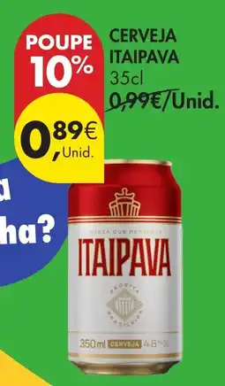 Pingo Doce Cerveja itaipava promoção