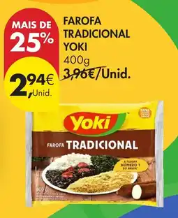 Pingo Doce Farofa tradicional yoki promoção