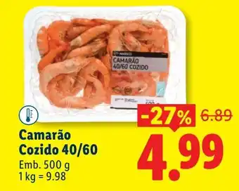 Camarão Cozido 40/60