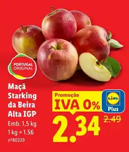 Lidl Maçã Starking da Beira Alta IGP promoção