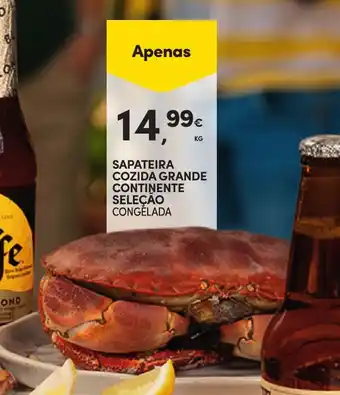 Continente Sapateira cozida grande continente seleção congělada promoção