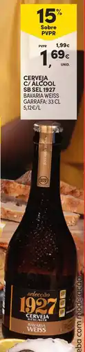 Continente Cerveja c/ alcool sb sel 1927 bavaria weiss promoção
