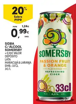 Continente Sidra c/ alcool somersby promoção