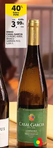 Continente Vinho casal garcia promoção