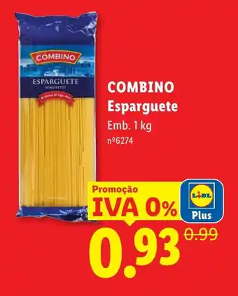 Lidl COMBINO Esparguete promoção