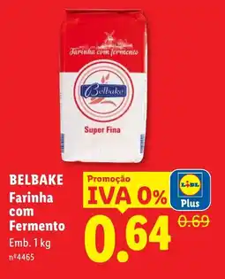 Lidl BELBAKE Farinha com Fermento promoção