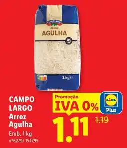 Lidl CAMPO LARGO Arroz Agulha promoção