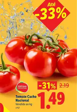 Lidl Tomate Cacho Nacional promoção
