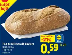 Lidl Pão de Mistura da Baviera promoção