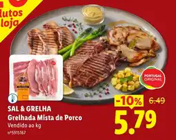 Lidl SAL & GRELHA Grelhada Mista de Porco promoção