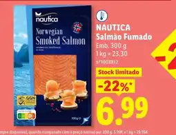 Lidl NAUTICA Salmão Fumado promoção