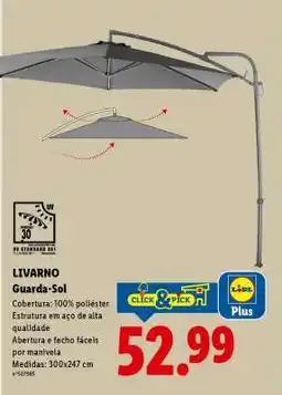 Lidl LIVARNO Guarda-sol promoção
