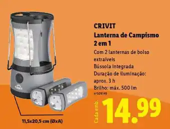 Lidl CRIVIT promoção