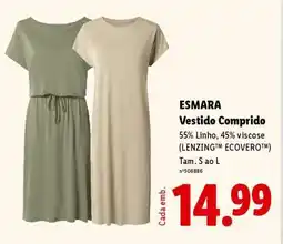 Lidl ESMARA Vestido Comprido promoção