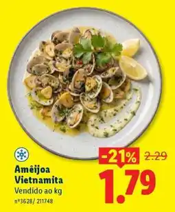Lidl Amêijoa Vietnamita promoção