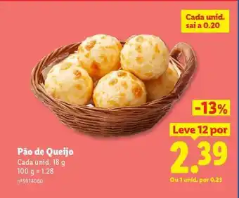 Lidl Pão de Queijo promoção