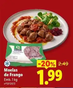 Lidl Moelas de frango promoção