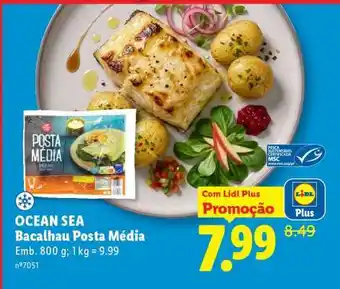 Lidl OCEAN SEA Bacalhau Posta Média promoção