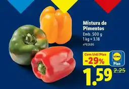 Lidl Mistura de Pimentos promoção