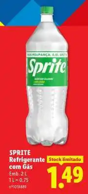 Lidl Sprite promoção