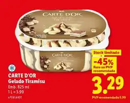 Lidl CARTE D'OR promoção