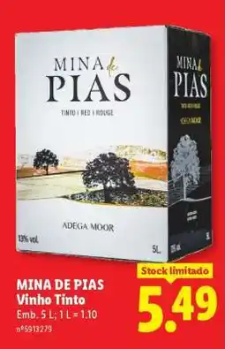 Lidl Mina de Pias promoção