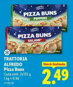 Lidl TRATTORIA ALFREDO Pizza Buns promoção