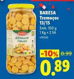 Lidl BARESA Tremoços 13/15 promoção