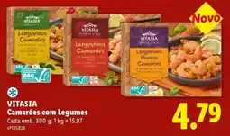 Lidl VITASIA Camarões com Legumes promoção