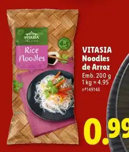 Lidl VITASIA Noodles de Arroz promoção