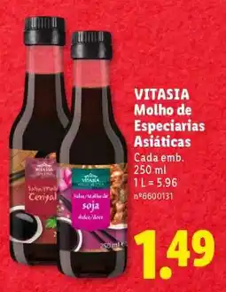 Lidl VITASIA Molho de Especiarias Asiáticas promoção