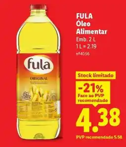 Lidl Fula Óleo Alimentar promoção