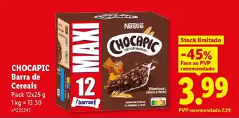 Lidl CHOCAPIC Barra de Cereais promoção